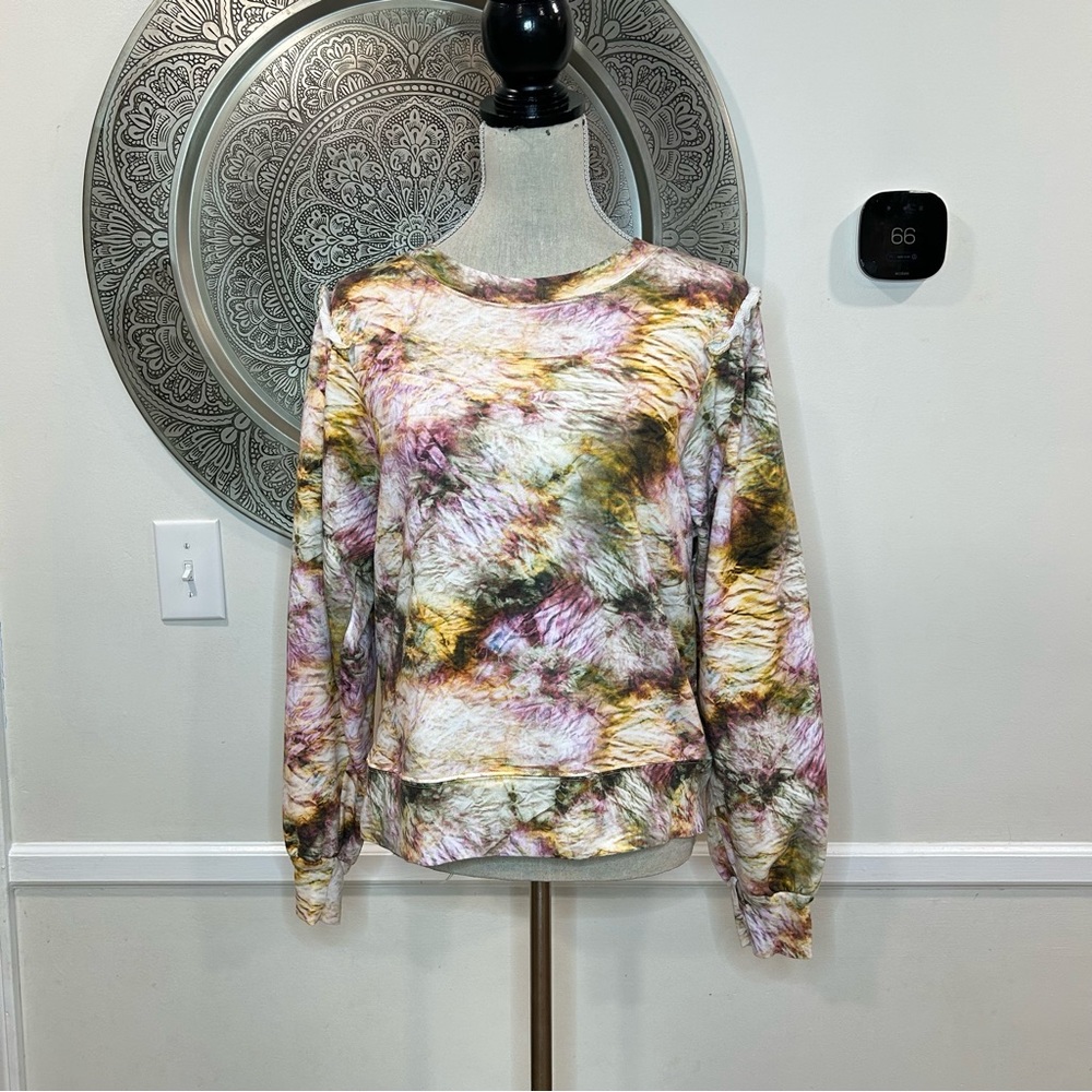 Marie Oliver marbled tie dye sweatshirt - Size Large - Picture 1 of 8